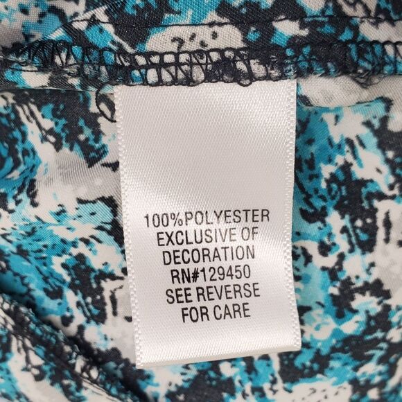 Studded-neckline high-low tank with an abstract design by Apt. 9 / Women's Small - Picture 8 of 10